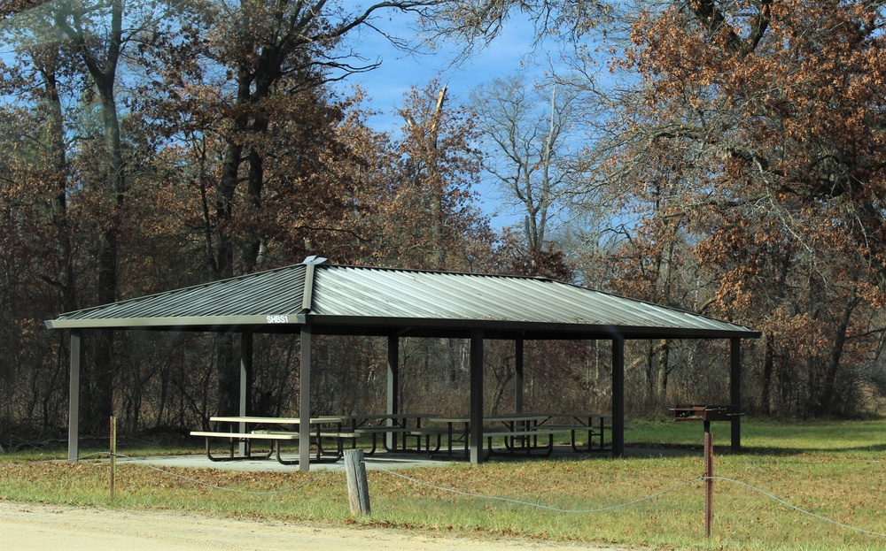 Picnic Pavilion at Fort McCoy's Big Sandy Lake