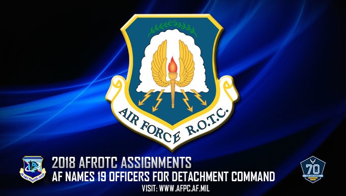 AF announces selection of 2018 AFROTC detachment commanders