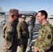 Gen Lengyel and CSM Kepner Thanksgiving troop visits