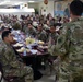 Gen Lengyel and CSM Kepner Thanksgiving troop visits