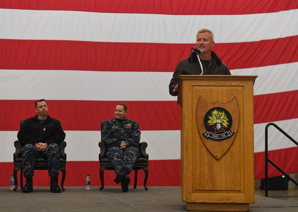 VAQ-136 Change of Command Ceremony