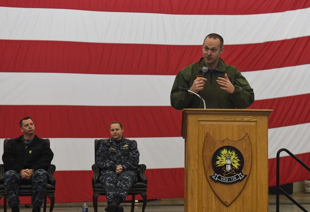 VAQ-136 Change of Command Ceremony