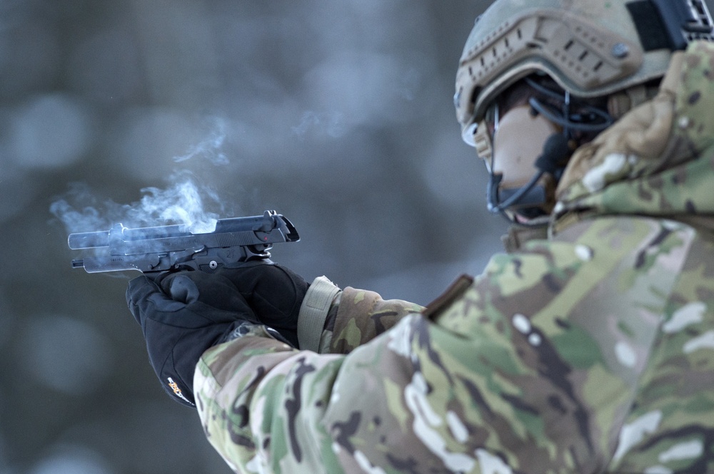 3rd Air Support Operations Squadron hone marksmanship skills on JBER