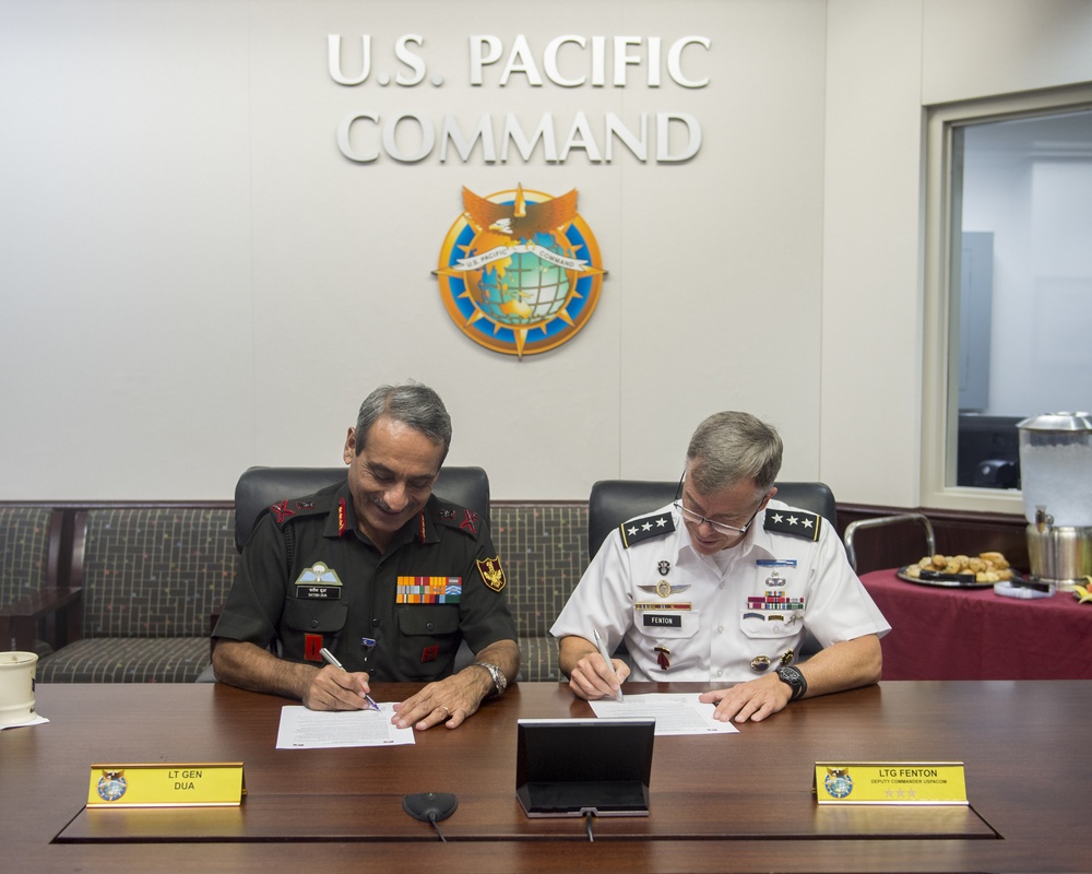 U.S. and India co-chair 16th Military Cooperation Group at USPACOM