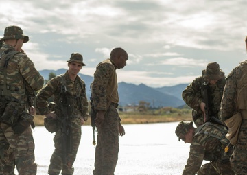 Marines with BSRF 17.2 train in Greece