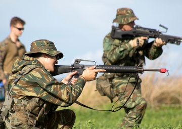 Marines with BSRF 17.2 train in Greece