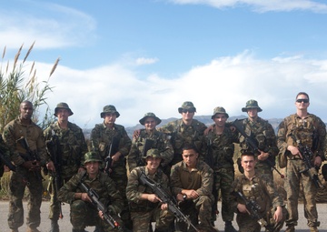 Marines with BSRF 17.2 train in Greece