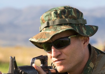 Marines with BSRF 17.2 train in Greece