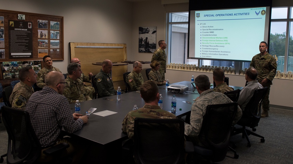 Top DOD civilian advisor for special operations visits Hurlburt Field