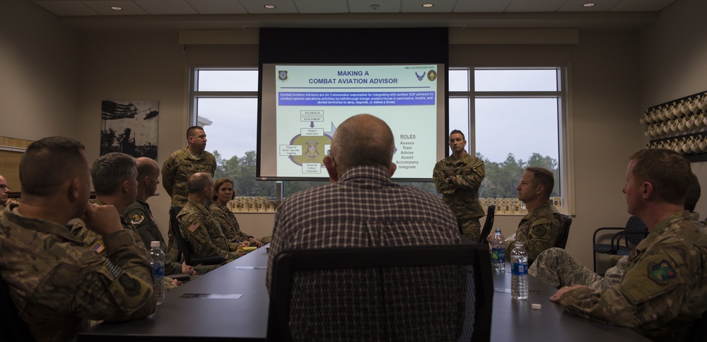 Top DOD civilian advisor for special operations visits Hurlburt Field