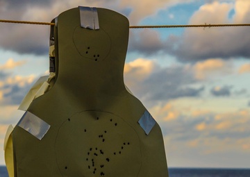 Fighting Fox Conducts Combat Marksmanship Training Aboard  USS Oak Hill