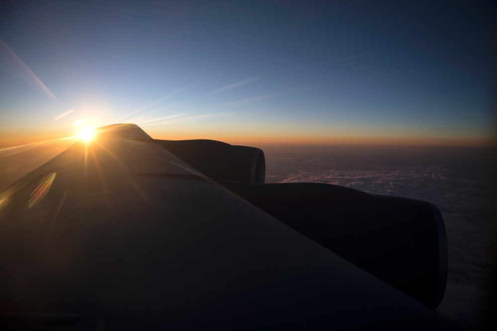 340th Expeditionary Air Refueling Squadron refuels F-16s over Syria