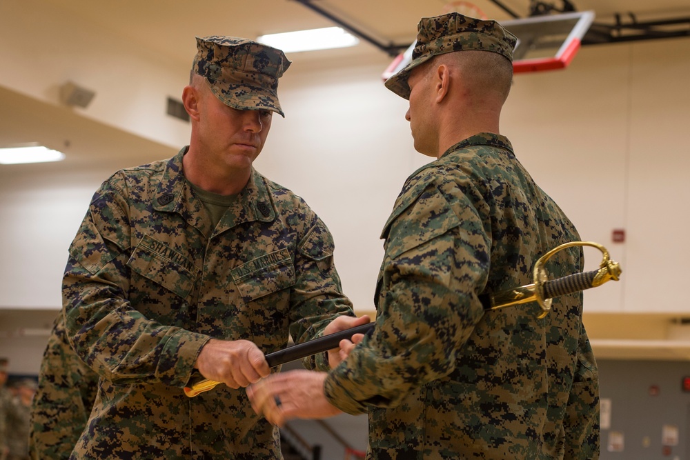 CLB-24 Hosts Change of Command and Relief and Appointment Ceremony