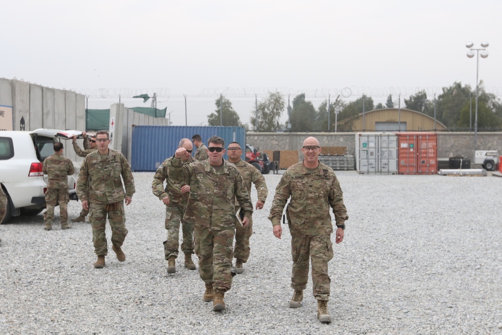 MG O'Neill visits TB Gamberi