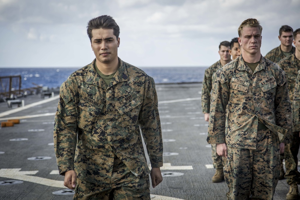 Hospital Corpsman Receives Award Aboard USS Oak Hill