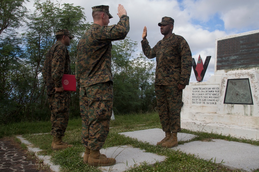 CLB-31 Marines visit Iwo Jima