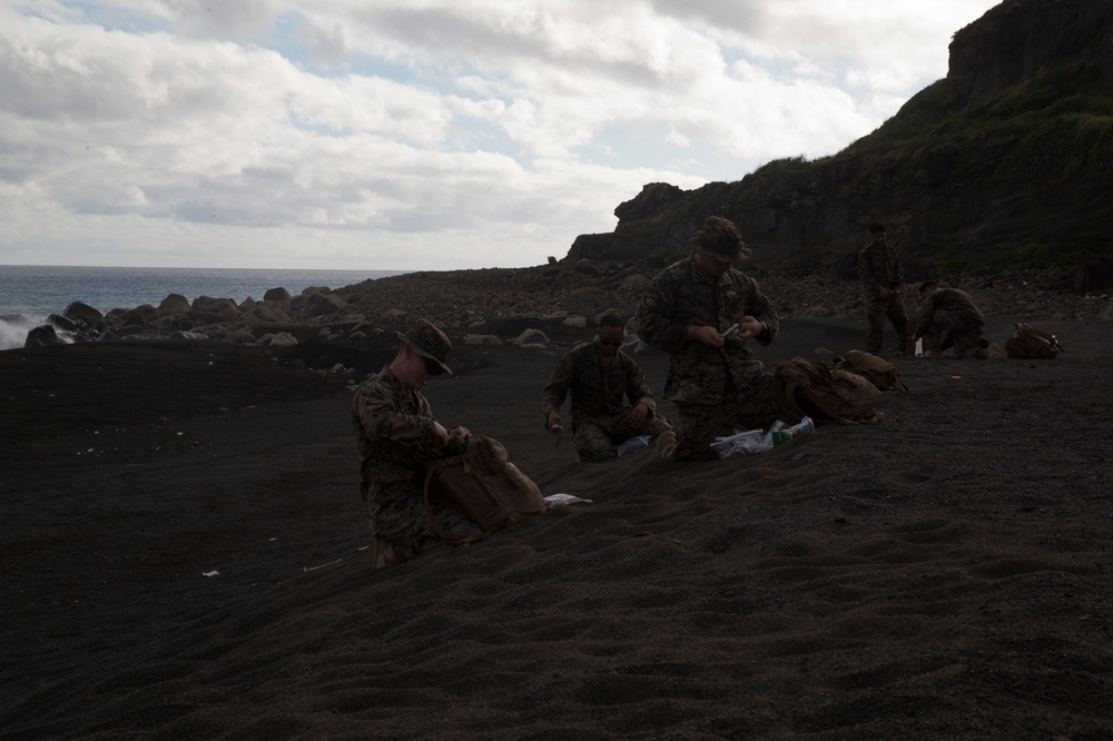 CLB-31 Marines visit Iwo Jima