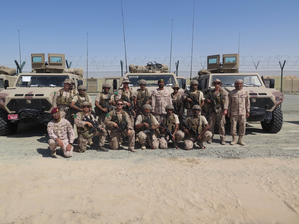 15th MEU's Maritime Raid Force participates in Bedouin Falcon during Iron Magic 2018