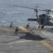 15th MEU's Maritime Raid Force conducts fast-rope drill aboard USS America (LHA 6)