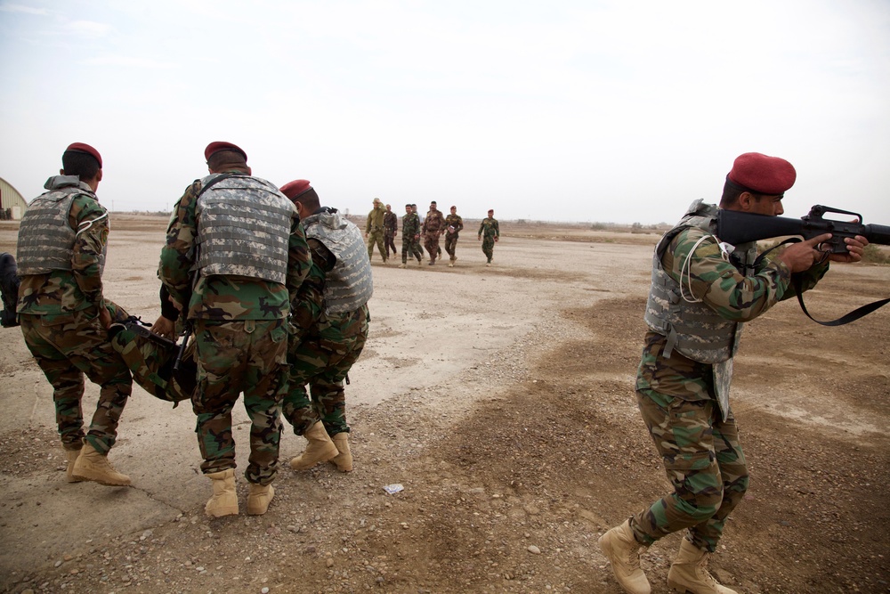 Iraqi Security Forces Conduct Urban Combat Training
