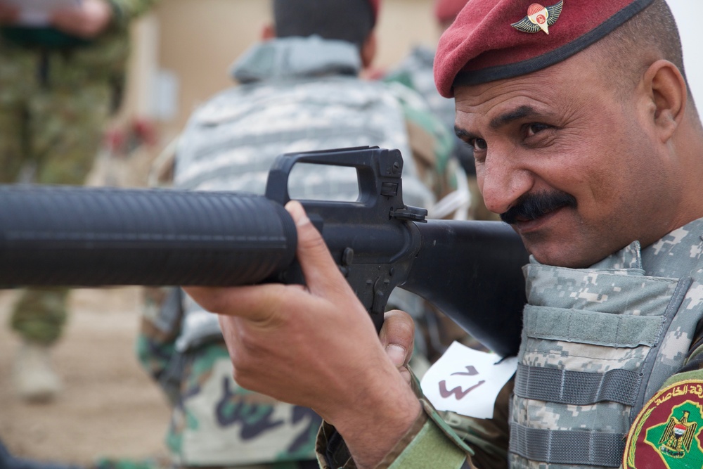 Iraqi Security Forces Conduct Urban Combat Training