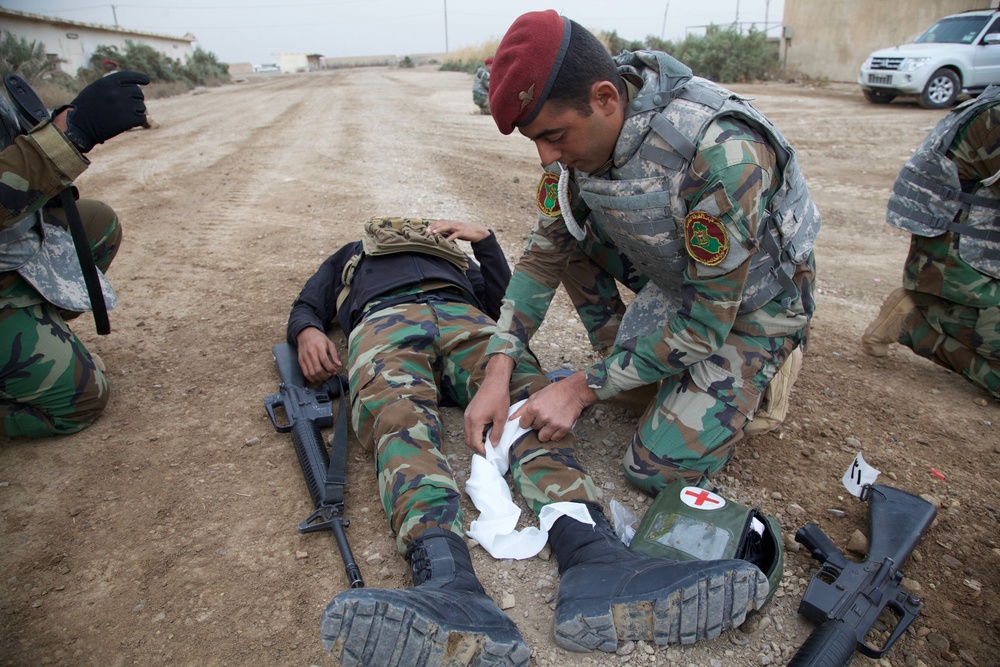 Iraqi Security Forces Conduct Urban Combat Training
