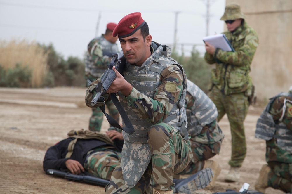 Iraqi Security Forces Conduct Urban Combat Training