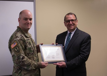 Military Police Officer Recognized by Illinois Association of Chiefs of Police