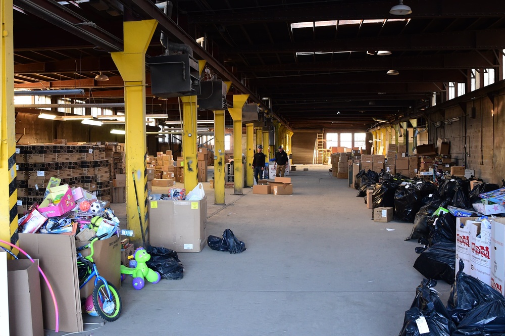 Buckley Marines prepare toys for holiday season distribution