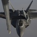 908th Expeditionary Air Refueling Squadron supports F-22 Raptors conducting airstrikes in Iraq and Syria