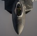 908th Expeditionary Air Refueling Squadron supports F-22 Raptors conducting airstrikes in Iraq and Syria