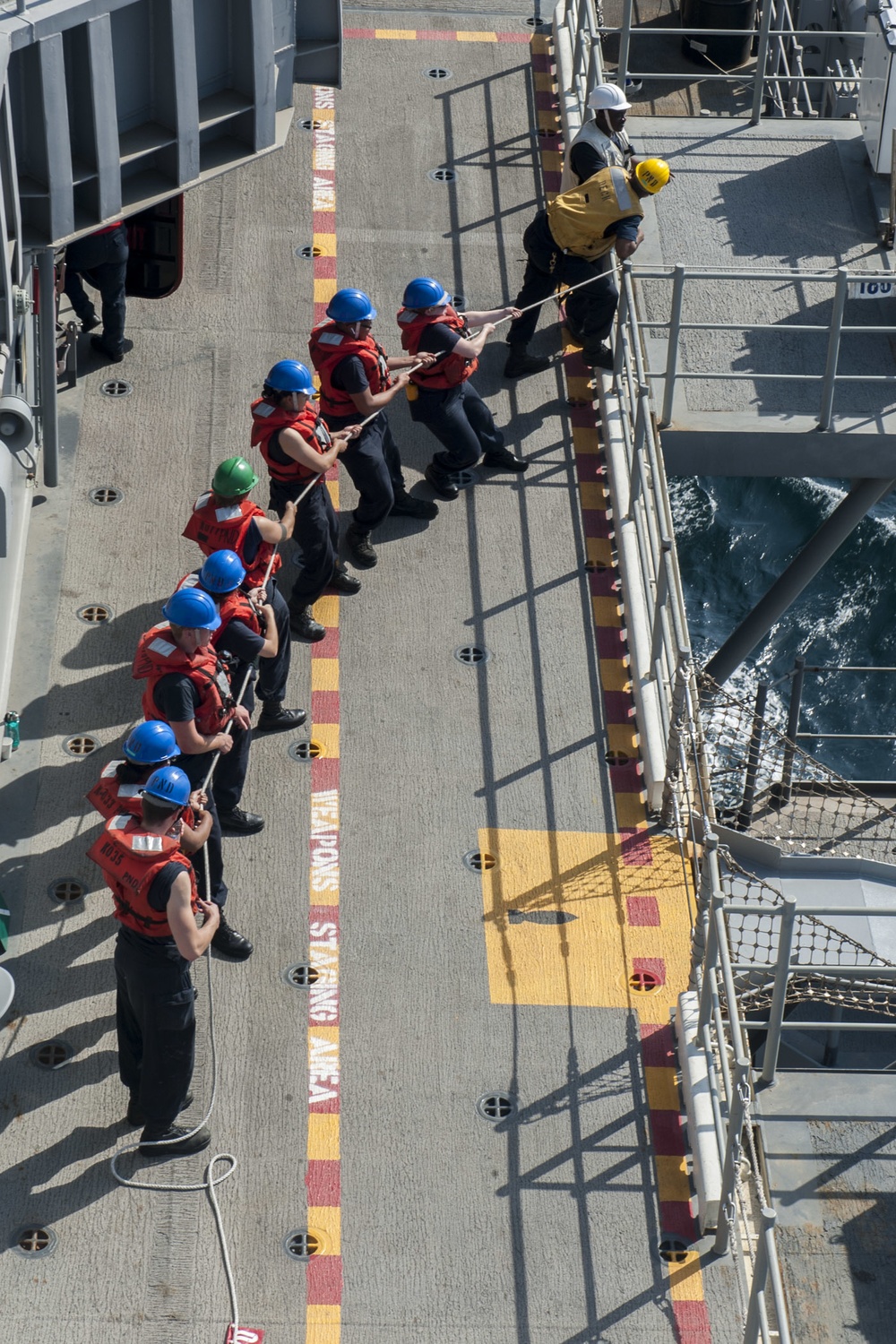 USNS Alan Shepard conducts replenishment-at-sea