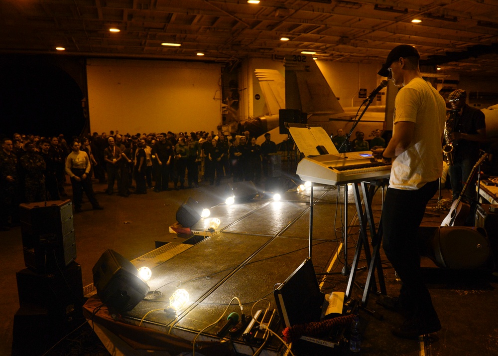 Nimitz Sailors Perform In Concert