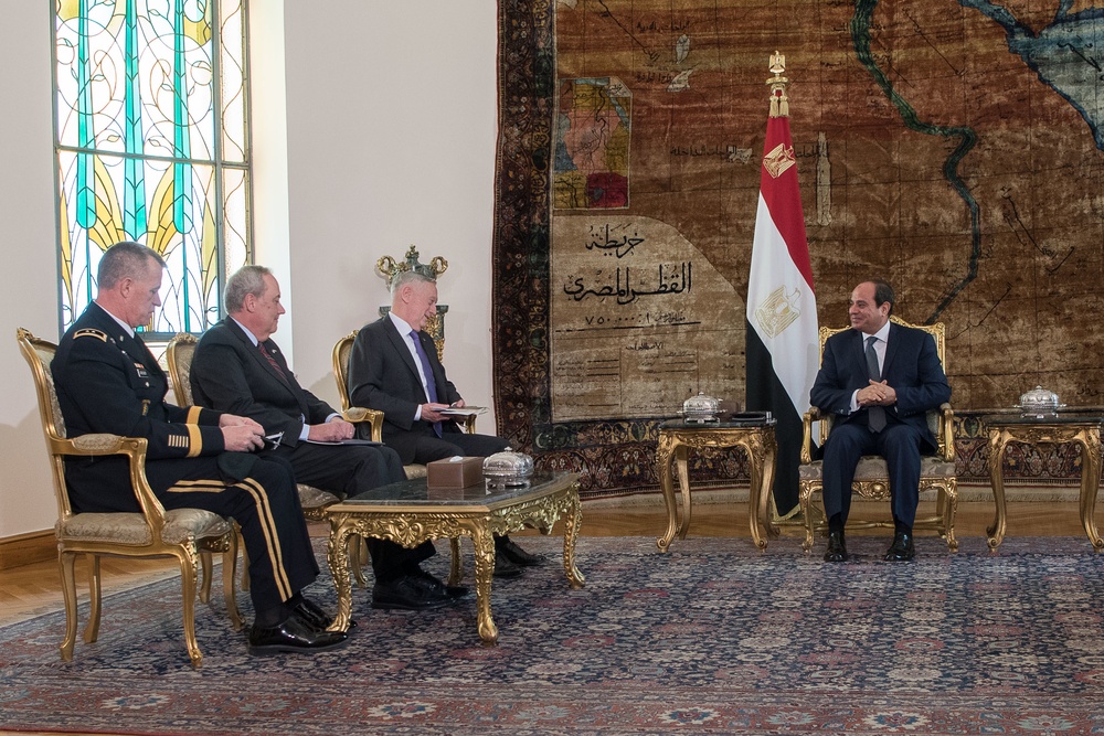 SD meets with Egypt's President