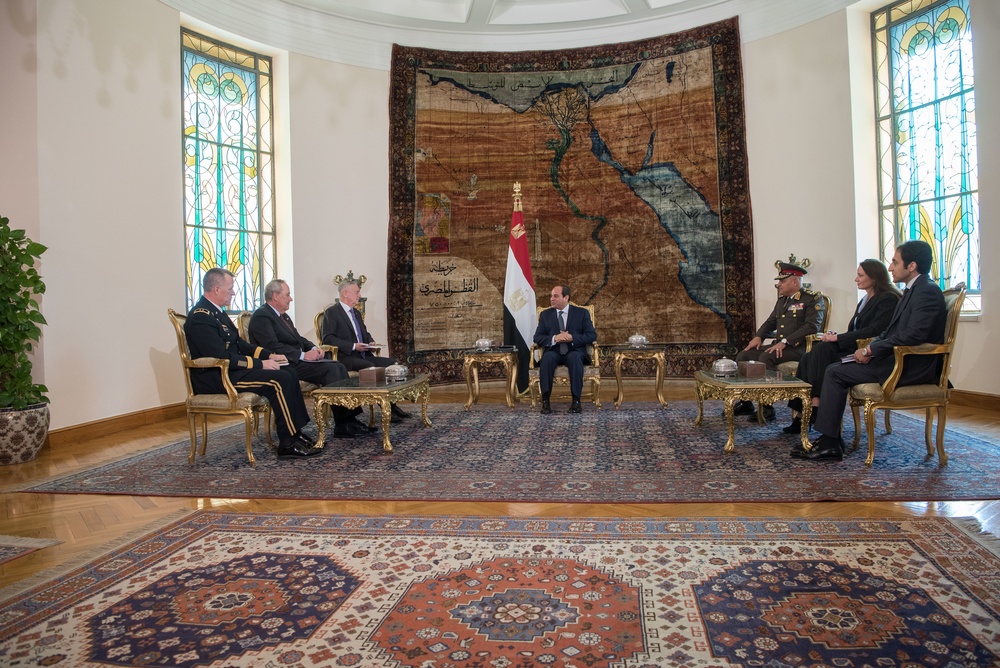 SD meets with Egypt's President