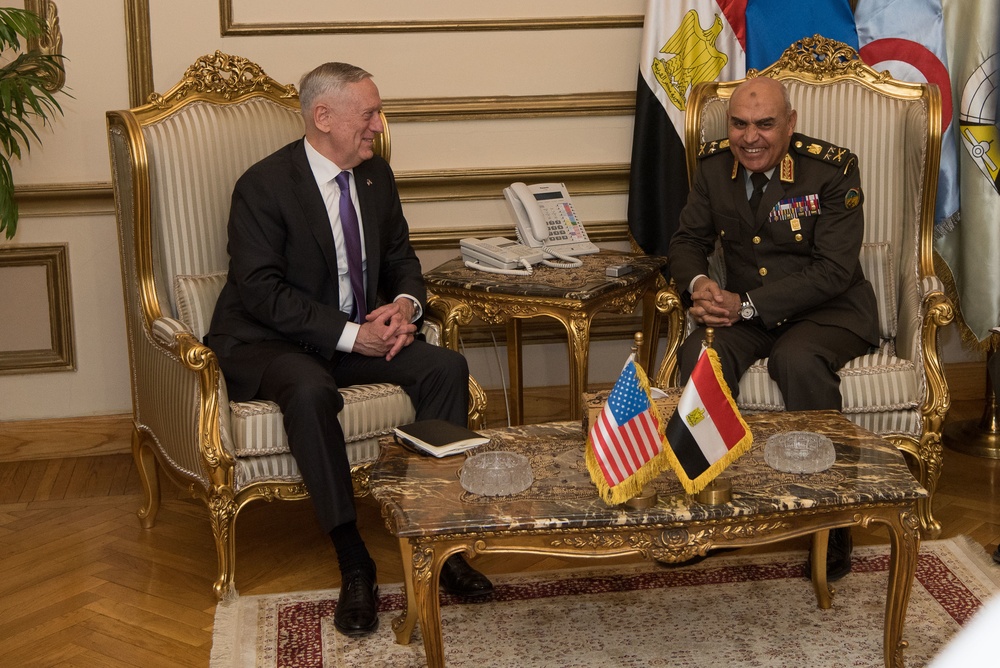 SD meets with Egypt's Minister of Defense