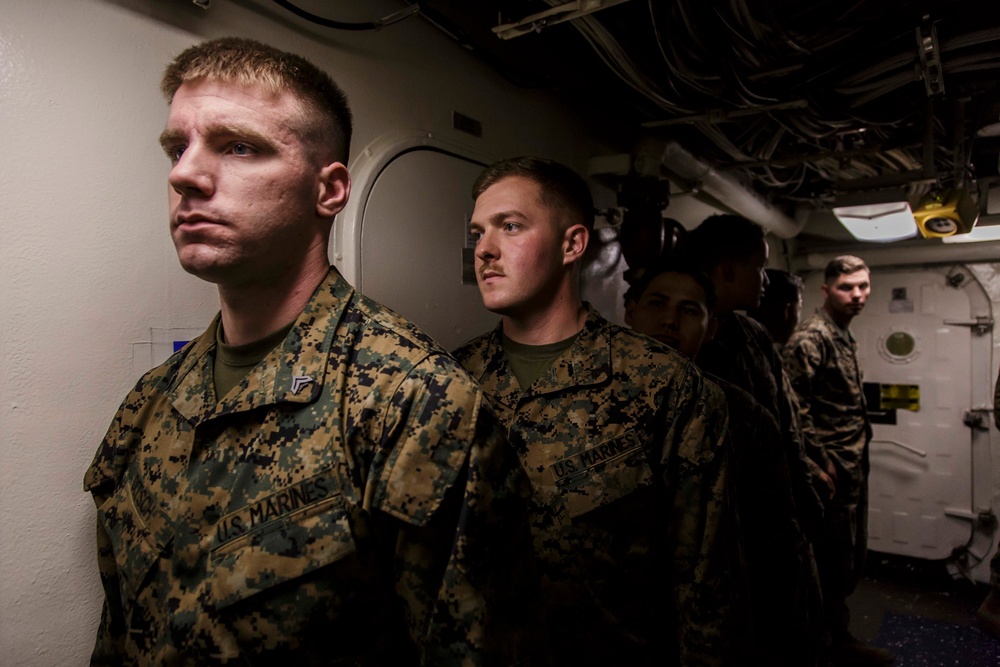 Reaching for Sucess: Marines Stand NCO Promotion Panel for Next Rank