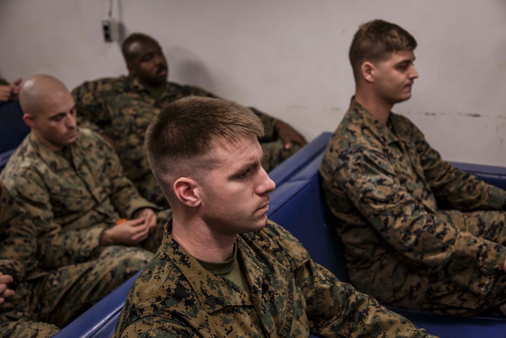 Reaching for Sucess: Marines Stand NCO Promotion Panel for Next Rank