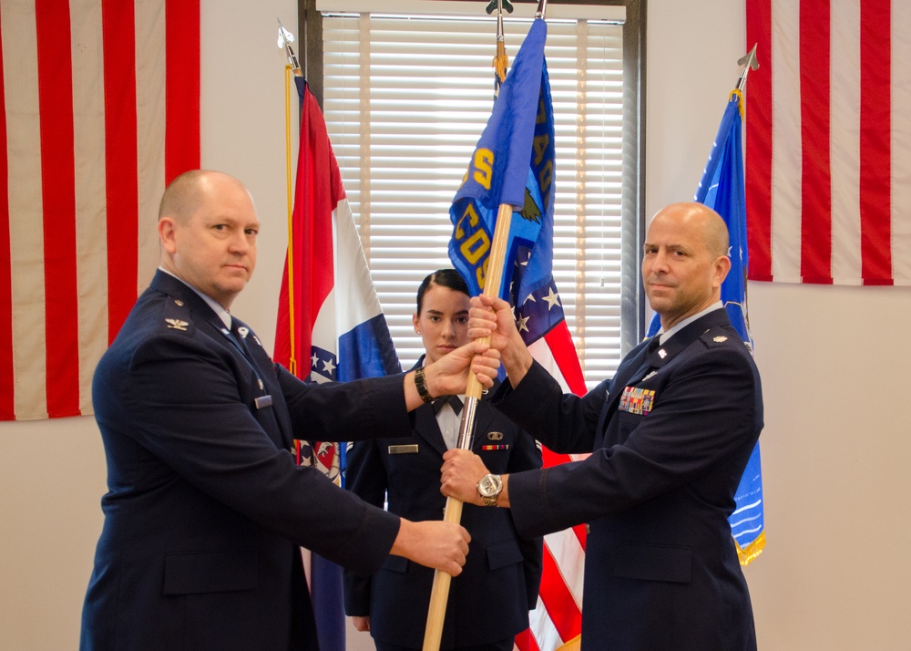 Cleveland assumes command of 157th Combat Operations Squadron