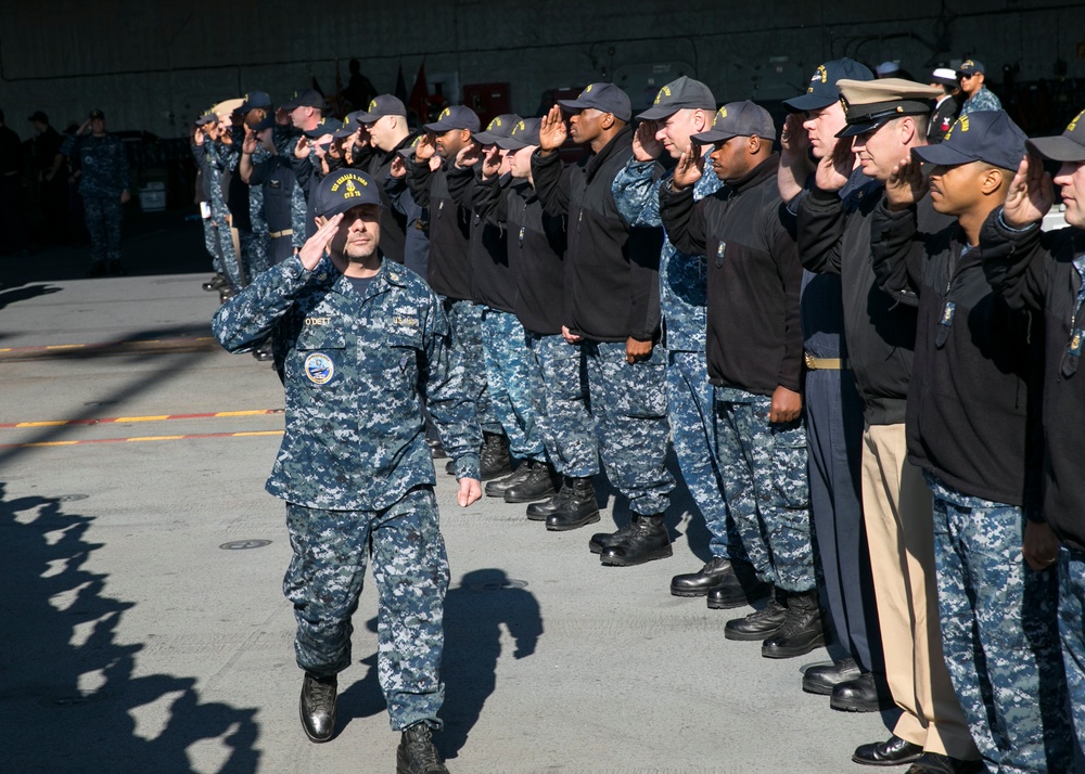USS Gerald R. Ford (CVN 78) Chief Farewell