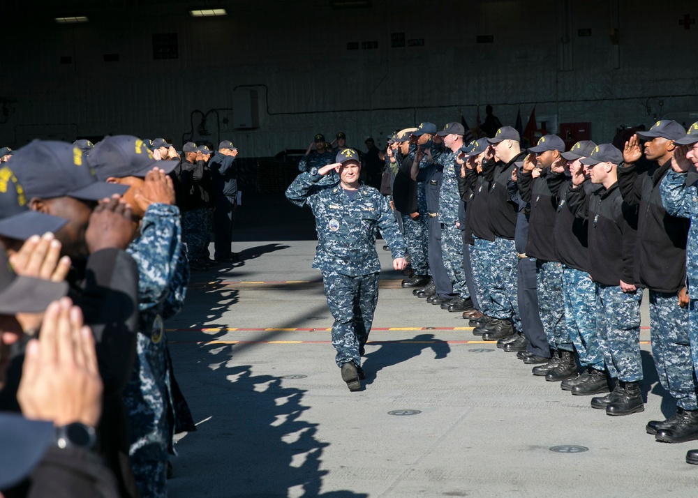 USS Gerald R. Ford (CVN 78) Chief Farewell