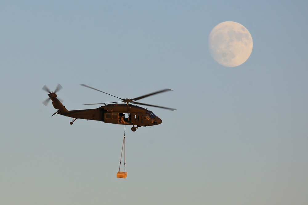 Lunar sling shot