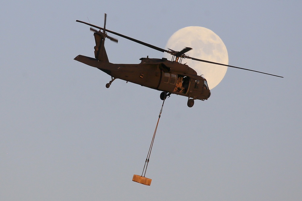Lunar sling shot