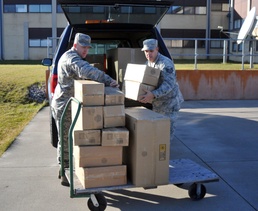 122nd Fighter Wing receives holiday toy donation from NBA G League