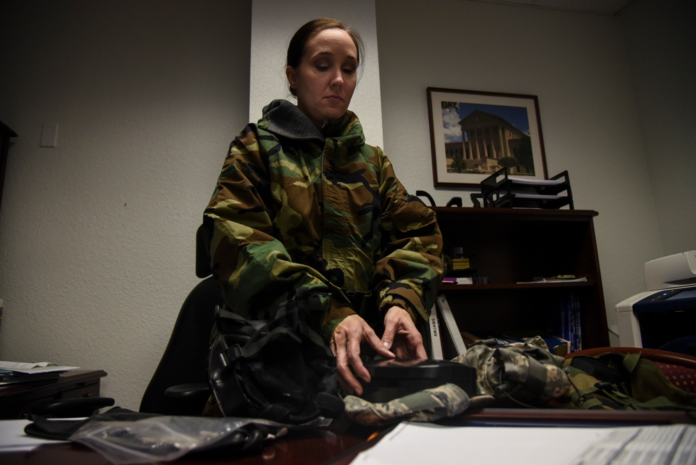 403rd Wing Judge Advocate office participates in exercise