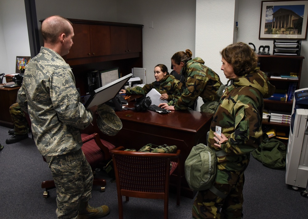 403rd Wing Judge Advocate office participates in exercise