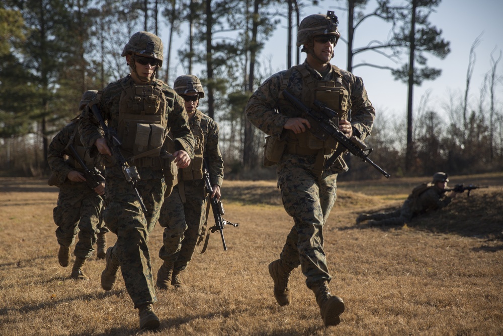 2nd Battalion, 8th Marines Grenade Confidence Course at DFT