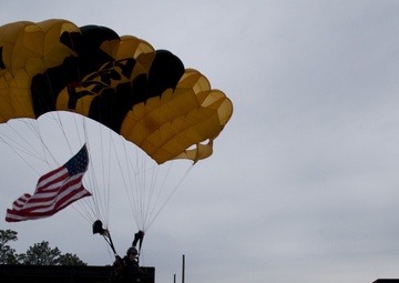 Golden Knights Present Flag at 20th Annual Operation Toy Drop
