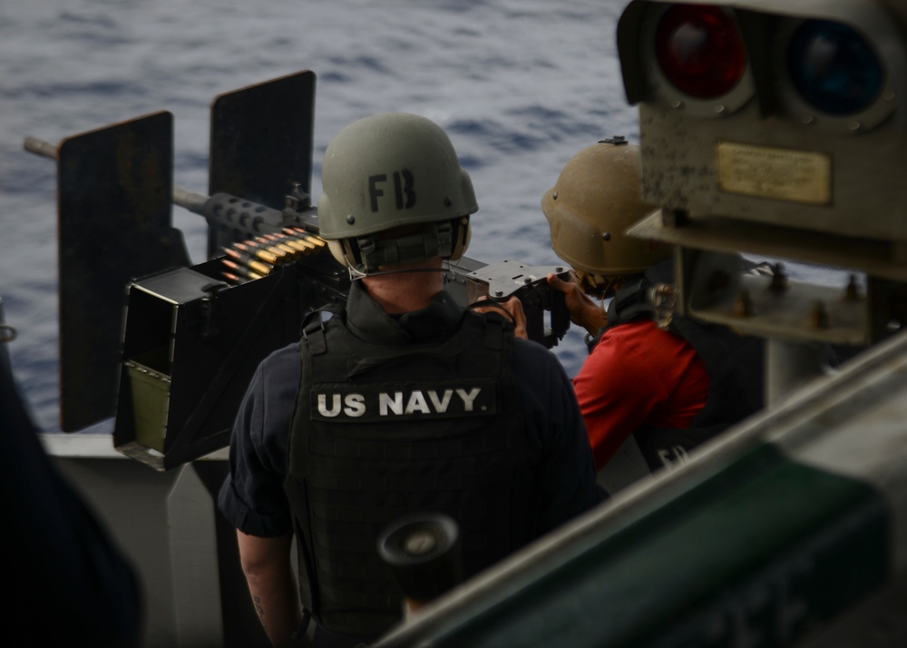 Nimitz Conducts Live Fire Demonstration