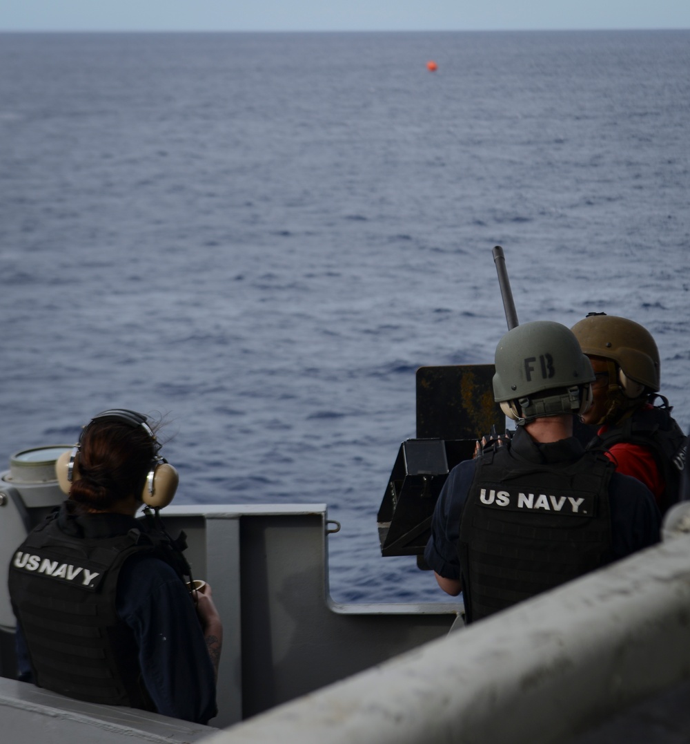 Nimitz Conducts Live Fire Demonstration